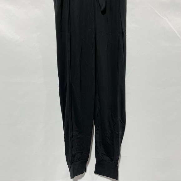 New Area Stars Sleeveless Belted Waist Jogger Jumpsuit Cisco Black Size XS - Picture 10 of 16